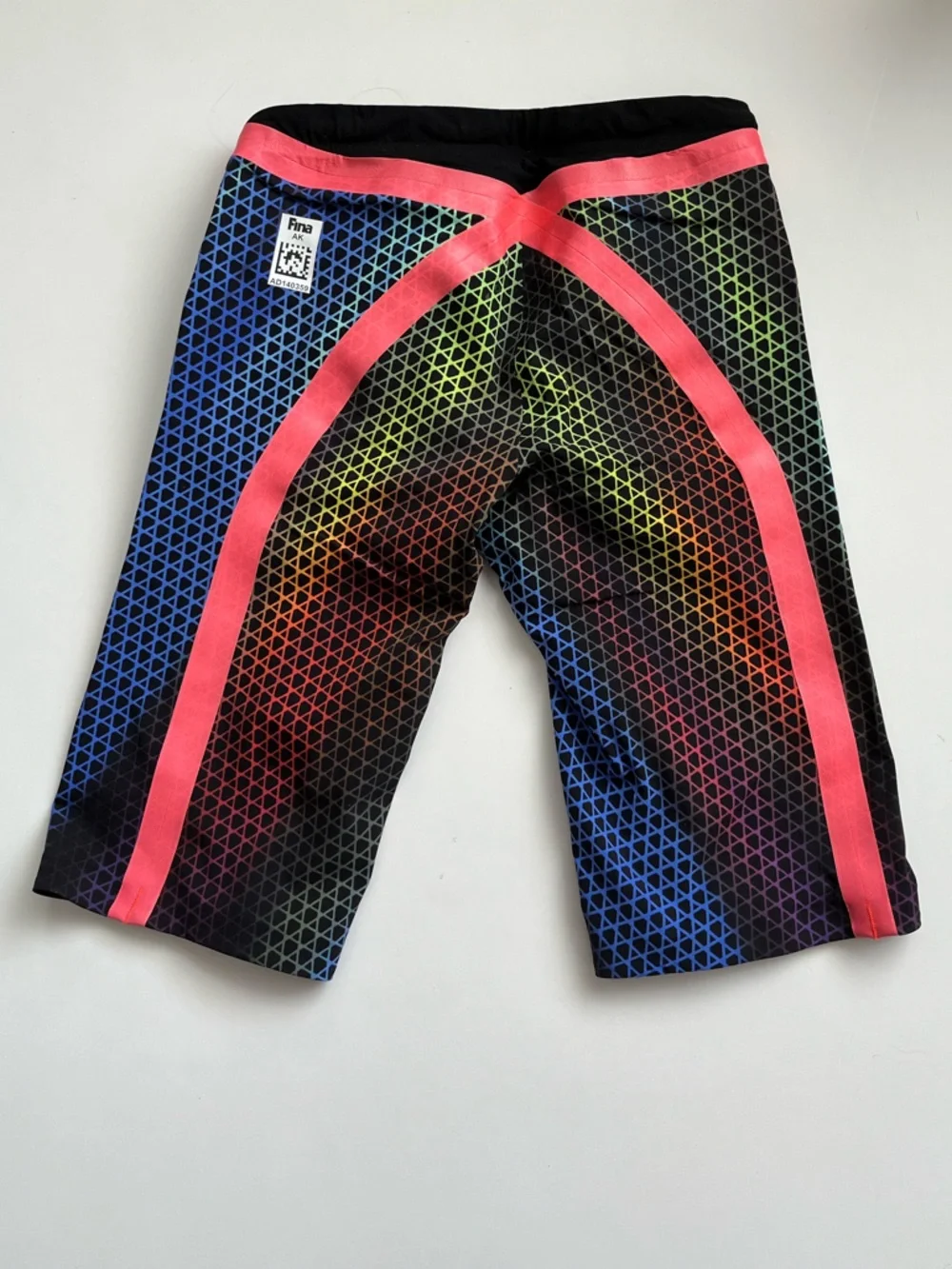 Adidas Jammer Elite High Waisted Tech Suit Swim Shorts Size 26 NEW NWT